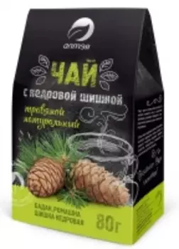 Алтэя - Травяной чай с кедровой шишкой, 80 г
