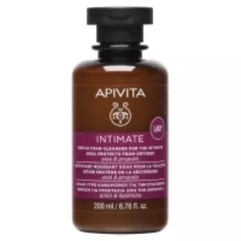 Apivita - Мягкая очищающая пенка для интимной гигиены с алоэ и прополисом, 200 мл