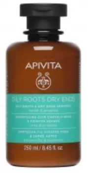 Apivita - Шампунь жирные корни и сухие кончики с крапивой и прополисом, 250мл