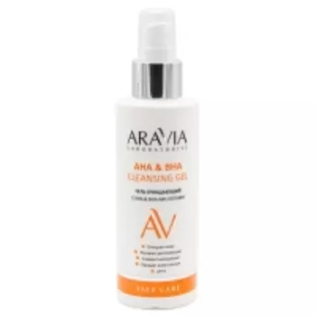 Aravia Laboratories - Гель очищающий с АНА & ВНА кислотами АНА & ВНА Cleansing Gel, 150 мл