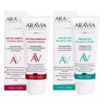 Aravia Laboratories - Набор "Anti-Age": крем от морщин с пептидами, 50 мл + крем с РНА-кислотами, 50 мл
