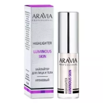 Aravia Professional - Хайлайтер с шиммером жидкий для лица и тела Luminous Skin, 02 highlighter, 5 мл