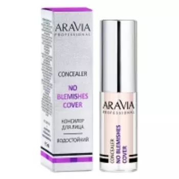 Aravia Professional - Консилер стойкий водоотталкивающий для коррекции несовершенств No Blemish Cover, 01 concealer, 5 мл