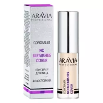 Aravia Professional - Консилер стойкий водоотталкивающий для коррекции несовершенств No Blemish Cover, 02 concealer, 5 мл