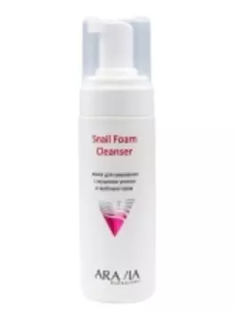 Aravia Professional - Пенка для умывания с муцином улитки и зелёным чаем Snail Foam Cleanser 160 мл
