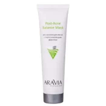 Aravia Professional Post-Acne Balance Mask - Рассасывающая маска для лица с поросуживающим эффектом, для жирной и проблемной кожи, 100 мл