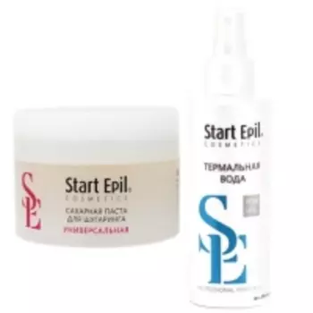 Aravia Professional - Сахарная паста для депиляции ""Универсальная", 200 гр + Термальная вода после депиляции, 160 мл