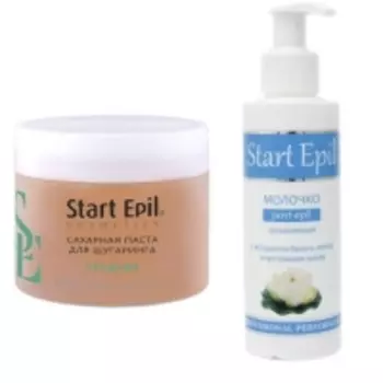 Aravia Professional - Сахарная паста для депиляции "Средняя", 400 гр + Молочко увлажняющее с экстрактом белого лотоса и протеинами шелка, 160 мл