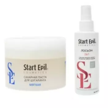 Aravia Professional - Сахарная паста для депиляции "Мягкая", 200 г + Лосьон «2 в 1» против вросших волос и замедления роста с маслом грецкого ореха и экстрактом чайного дерева, 160 мл