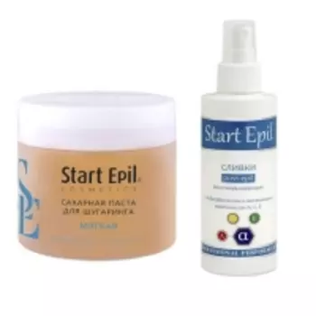 Aravia Professional - Сахарная паста для депиляции "Мягкая", 400 гр + Сливки восстанавливающие с альфа-бисабололом и витаминным комплексом А, С, Е, 160 мл