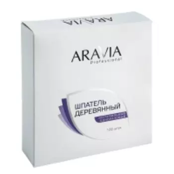 Aravia Professional - Шпатели деревянные одноразовые, 100 шт./уп.