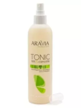 Aravia Professional - Тоник для очищения и увлажнения кожи с мятой и ромашкой, 300 мл.