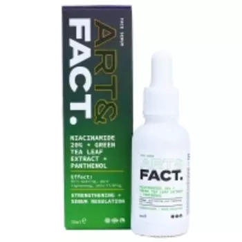 Art&Fact - Себорегулирующая сыворотка для лица Niacinamide 20% + Gree Tea Leaf Extract, 30 мл