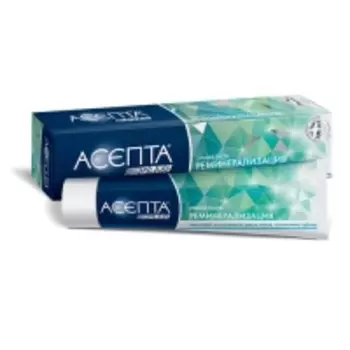 Асепта - Паста зубная Плюс Реминерализация, 75 мл