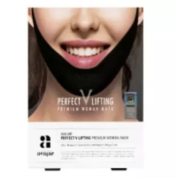 Avajar Perfect V Lifting Premium Woman Black Mask - "Умная" женская лифтинговая маска (черная), 1шт
