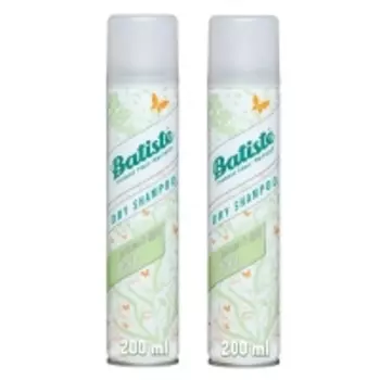 Batiste Dry Shampoo Bare - Сухой шампунь для волос Bare с цветочным ароматом, 2х200 мл