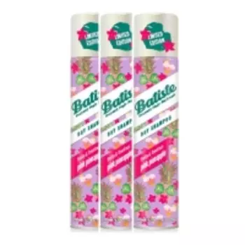 Batiste Pink Pineapple - Сухой шампунь для волос Pink Pineapple с фруктовым ароматом, 3х200 мл