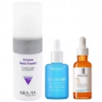 Beauty сеты - Набор "Увлажнение и сияние кожи", 3 средства