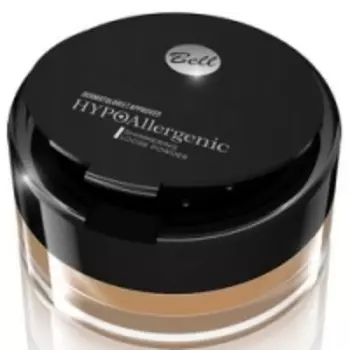 Bell Hypoallergenic Shimmering Loose Powder - Пудра для лица и тела бронзирующая, тон 01, золотистый, 4 гр