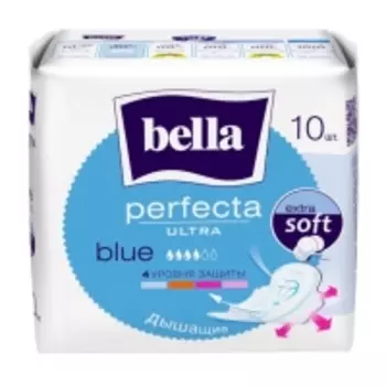 Bella - Ультратонкие прокладки Perfecta Ultra Blue, 10 шт