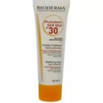 Bioderma Photoderm AKN Mat SPF30 Matifying sun fluide - Матирующая эмульсия SPF 30, 40 мл