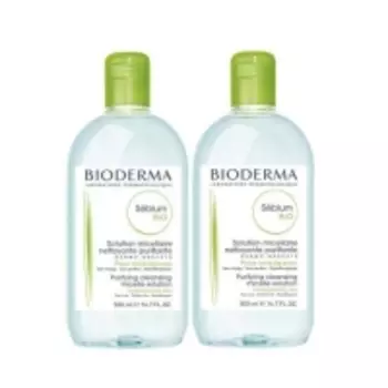 Bioderma - Очищающая вода, 2х500 мл