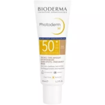 Bioderma - Солнцезащитный крем-гель M SPF 50+, темный оттенок, 40 мл