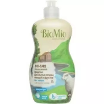 BioMio - Средство для мытья посуды, овощей и фруктов без запаха, 450 мл