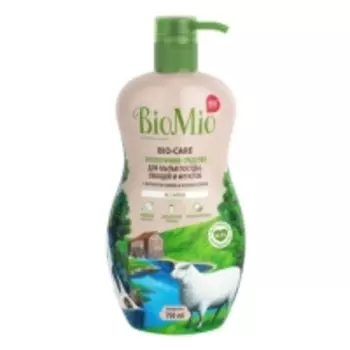 BioMio - Средство для мытья посуды (в том числе детской) Концентрат без запаха, 750 мл