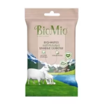 BioMio - Влажные салфетки Bio-Wipes, 15 шт