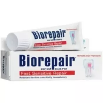 Biorepair Fast Sensitive Repair - Зубная паста для чувствительных зубов, 75 мл