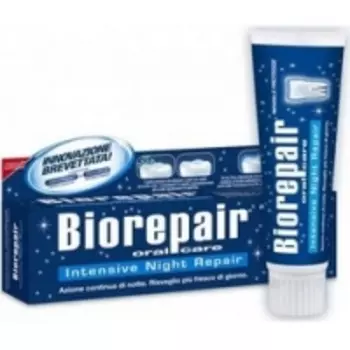 Biorepair Intensive Night Repair - Зубная паста для чувствительных зубов, 75 мл