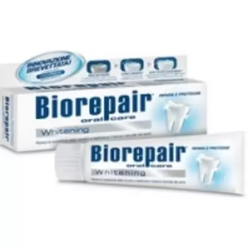 Biorepair Whitening - Зубная паста для эффективного поддержания блеска зубов, 75 мл