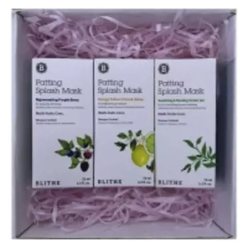 Blithe - Подарочный набор "Деликатный пилинг и комплексный уход" (маска 3 х 70 мл)