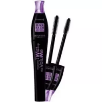 Bourjois Twist Up The Volume Black Balm - Тушь объемная для ресниц 2в1, 8 мл