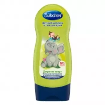 Bubchen - Детский шампунь и гель для душа "Джунгли зовут", 230 мл