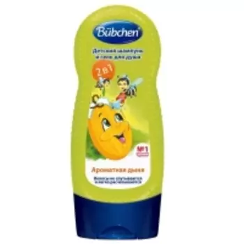 Bubchen - Детский шампунь и гель для душа "Ароматная дыня", 230 мл