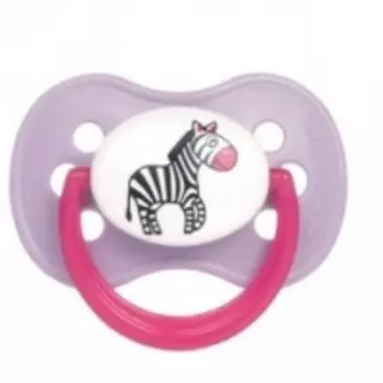 Canpol Animals - Пустышка круглая латексная, 6-18