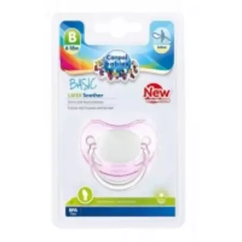 Canpol Basic - Пустышка анатомическая латексная, 6-18 месяцев