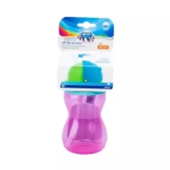 Canpol - Поильник спортивный 12м+ розовый, 370 мл