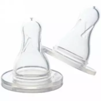 Canpol - Соска универсальная антиколиковая силикон, переменный поток, 2 шт