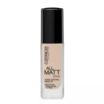 CATRICE All Matt Plus Shine Control Make Up Light Beige - Основа тональная, тон 010, светло-бежевый
