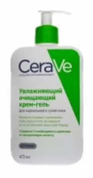 CeraVe Detergente Inratante - Крем-гель очищающий для нормальной и сухой кожи лица и тела, 473 мл