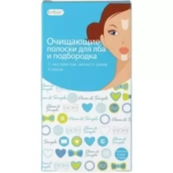 Cettua - Полоски очищающие для лба и подбородка, 6 шт