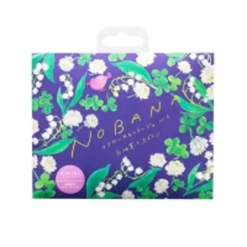 Charley Nobana - Соль-саше для ванн увлажняющая Белый клевер и лилия с ароматом цветущих лилий, 30 г