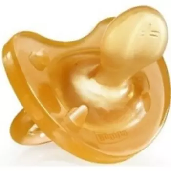 Chicco Physio Soft - Пустышка из натурального латекса, с 6-12 месяцев, 1 шт.