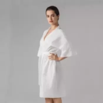 Чистовье - Халат "Кимоно"с рукавами Спанлейс Белый, 5 штук