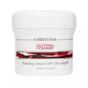 Christina Chateau de Beaute Shielding Cream SPF 20 - Защитный крем SPF 20, Шаг 6, 150 мл