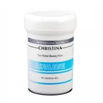 Christina Sea Herbal Beauty Mask Azulene - Азуленовая маска красоты для чувствительной кожи, 250 мл