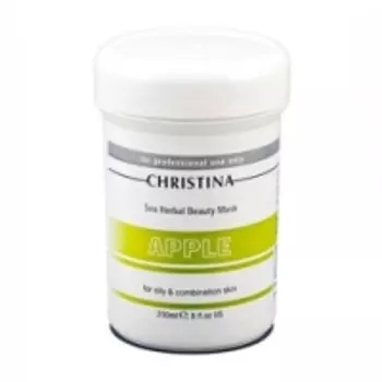 Christina Sea Herbal Beauty Mask Green Apple - Яблочная маска красоты для жирной и комбинированной кожи, 250 мл